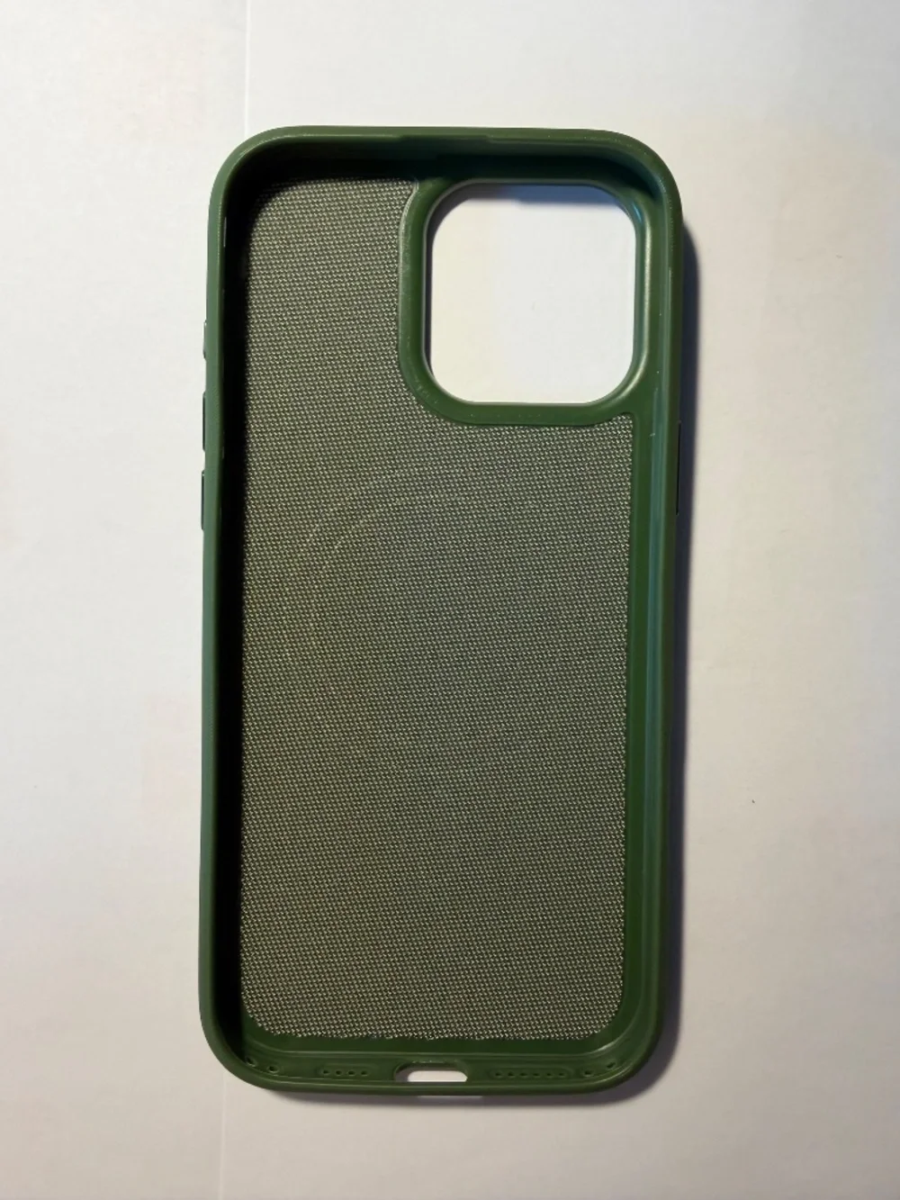 Olive Green Textured Case for iPhone 16 Pro Max Shockproof Protective Cover